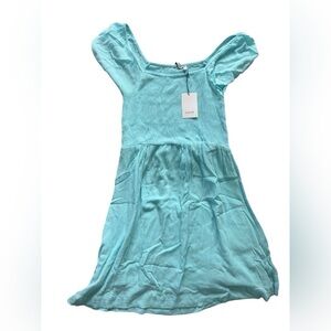 B.young Smocked Cap Sleeve Dress | Small (EU 36)